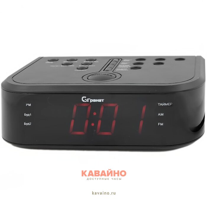 ГРАНАТ C-0946-Крас будильник сетевой купить в часовом интернет-магазине