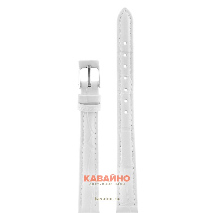 Nagata 12 мм бел croco с серебрян застёжкой купить в часовом интернет-магазине