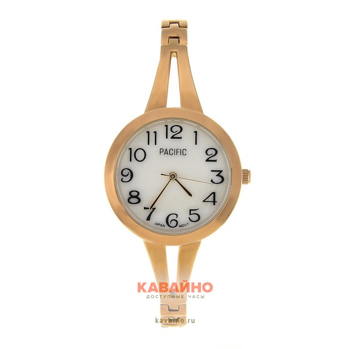 Pacific X6040 корп-роз циф-перл браслет купить в часовом интернет-магазине