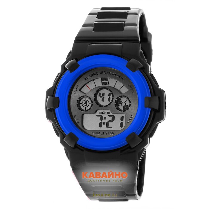 Skmei 2156BUBK black/blue (фото 2)