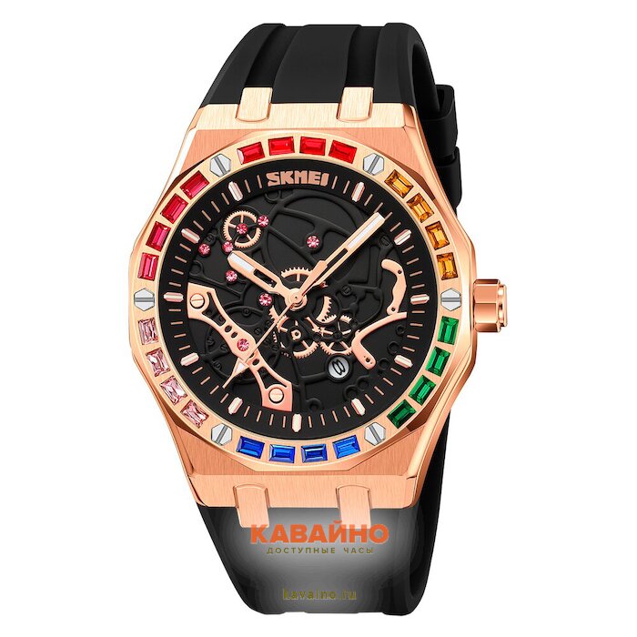 Skmei 9365RGBK rose gold/black (фото 2)