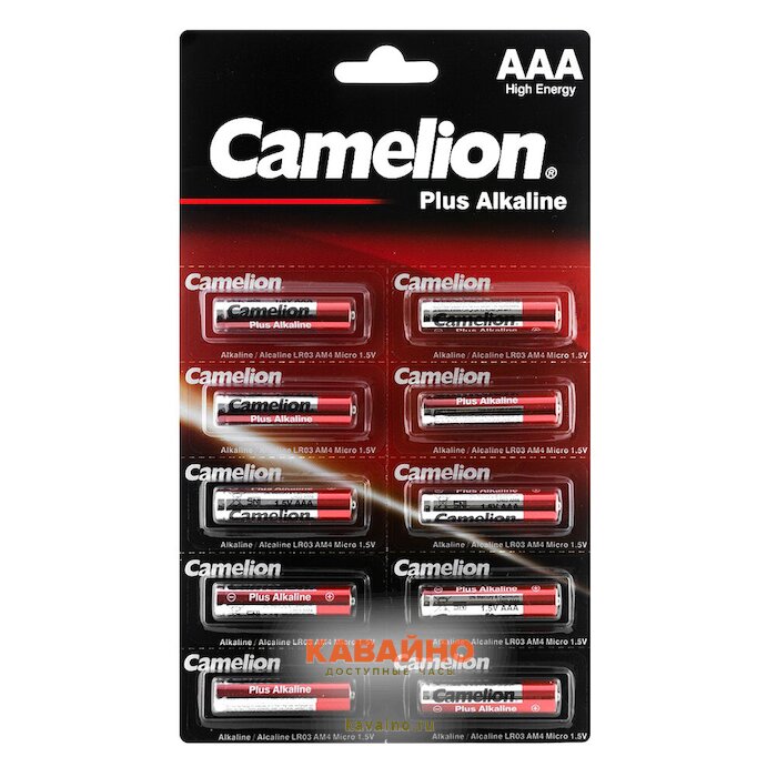 Camelion LR03/10BL Plus Alkaline Отрыв. купить в часовом интернет-магазине