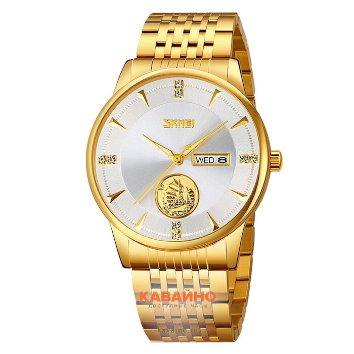 Skmei 9309GDSI gold/silver (фото 2)