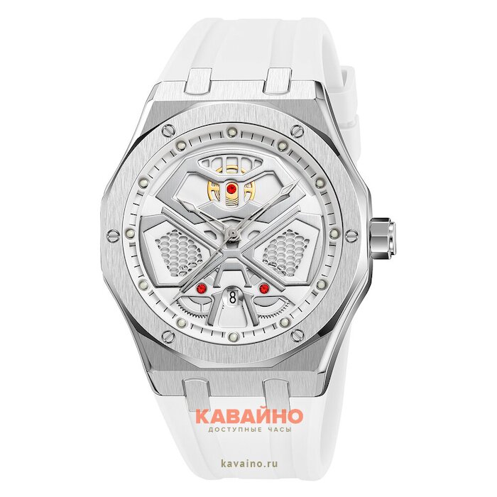Skmei 9362SIWT silver/white (фото 2)