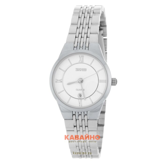 Skmei 9139WTSI-S white/silver lady купить в часовом интернет-магазине