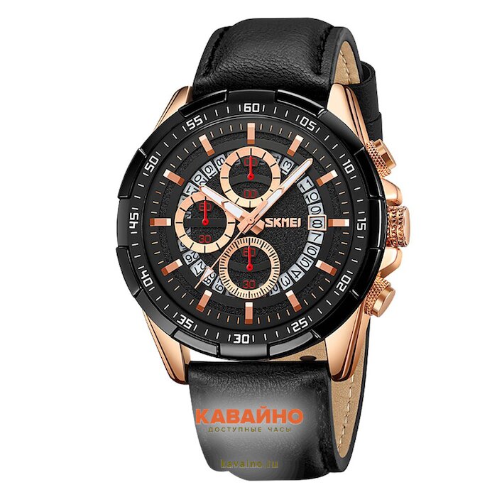 Skmei 9312RGBK rose gold/black (фото 2)