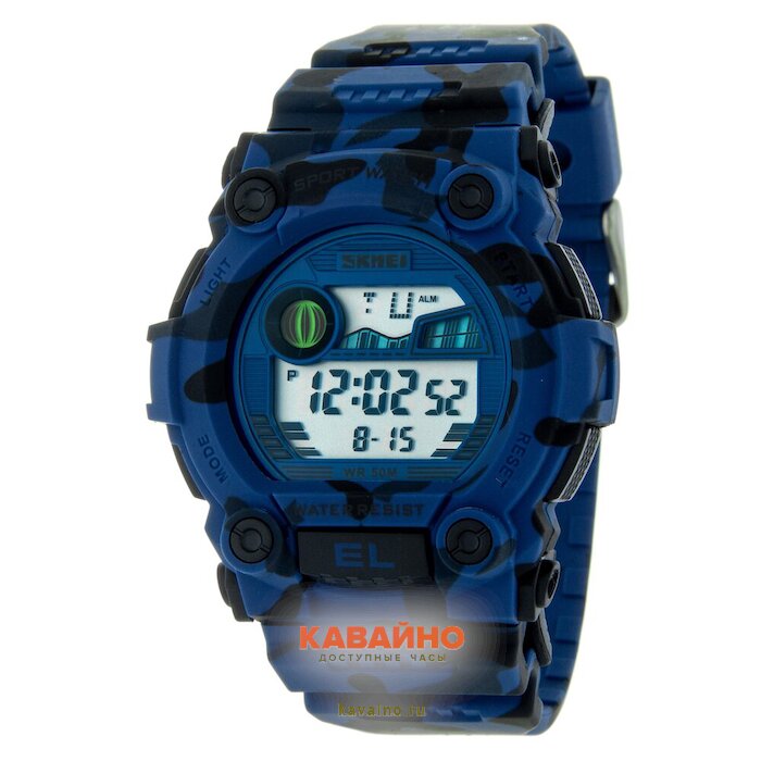 Skmei 1633CMBU blue camouflage (фото 2)