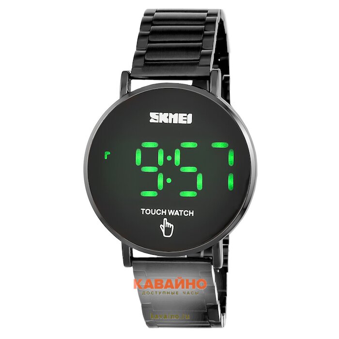 Skmei 1550SBK black stainless steel belt (фото 2)