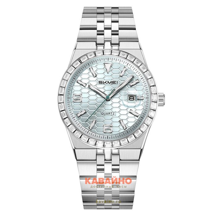 Skmei 2655SIBU silver/blue купить в часовом интернет-магазине