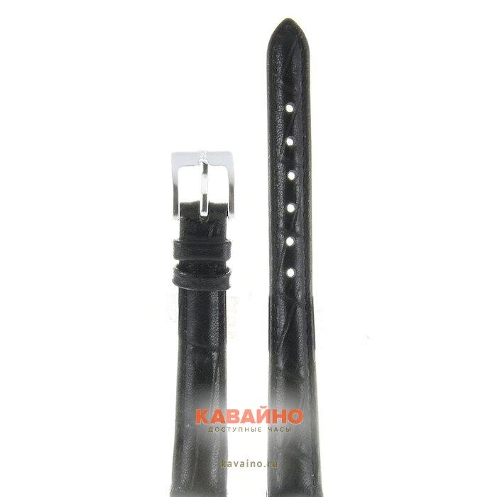 Nagata 12 мм чер croco с серебряной застёжкой купить в часовом интернет-магазине