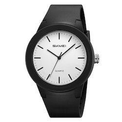 Skmei 2469BKWT black/white-line