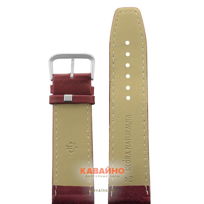 Atlantis 24 мм xxl экокожа бордовый (фото 2)