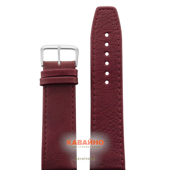 Atlantis 24 мм xxl экокожа бордовый купить в часовом интернет-магазине