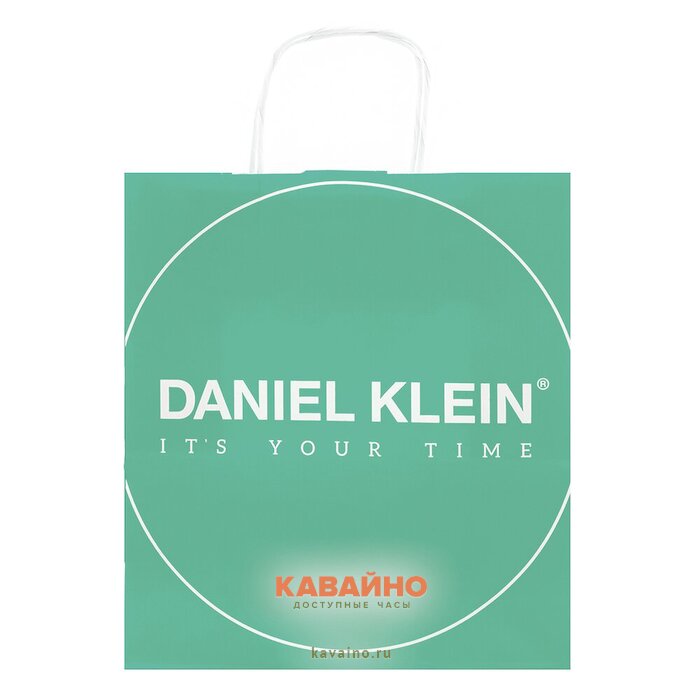 Пакет бумажный для часов зеленый DANIEL KLEIN (фото 2)