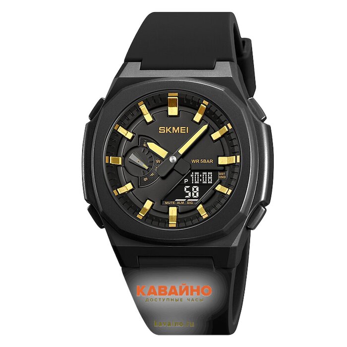 Skmei 2091BKGDBK black/gold-black (фото 2)