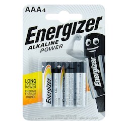 ENERGIZER LR03, тип AAA, ALKALINE 4BL