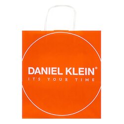 Пакет бумажный для часов оранжевый DANIEL KLEIN