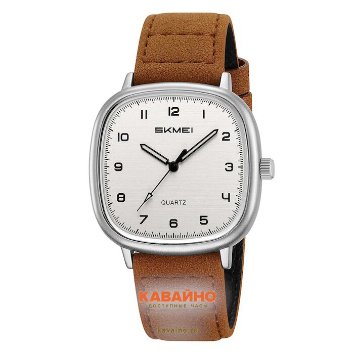 Skmei 2586SIDKBN silver/dark brown (фото 2)