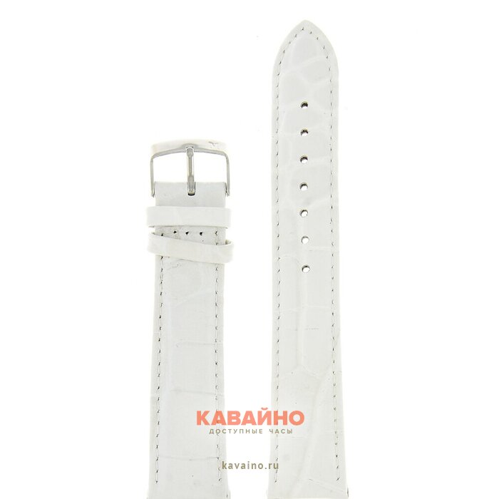 Modeno 20 мм бел croco с серебряной застежкой A000 купить в часовом интернет-магазине