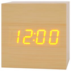 VST869-1 крас.цифры (светло-коричневый)+USB кабель (без адаптера)