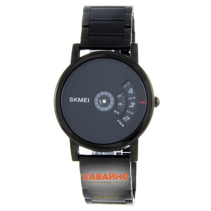 Skmei 1260SBKBK black/black stainless steel belt купить в часовом интернет-магазине