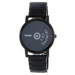 Skmei 1260SBKBK black/black stainless steel belt