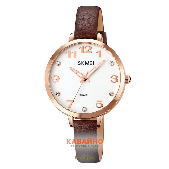 Skmei 2028RGBN rose gold/brown купить в часовом интернет-магазине