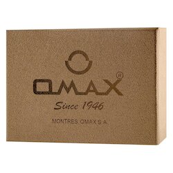 Коробочка для часов Omax маленькая золотая-3