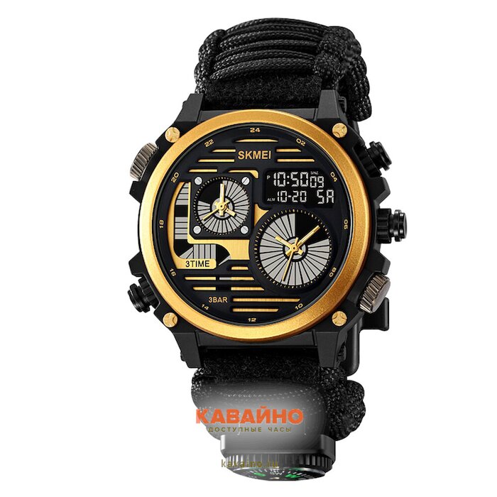 Skmei 2202NBKGD black-nylon (фото 2)
