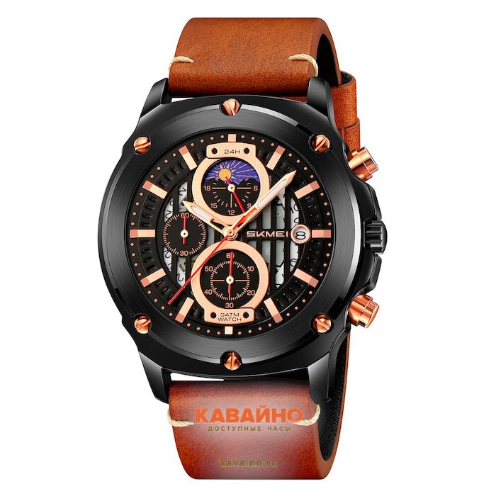 Skmei 9351BNBK brown/black (фото 2)
