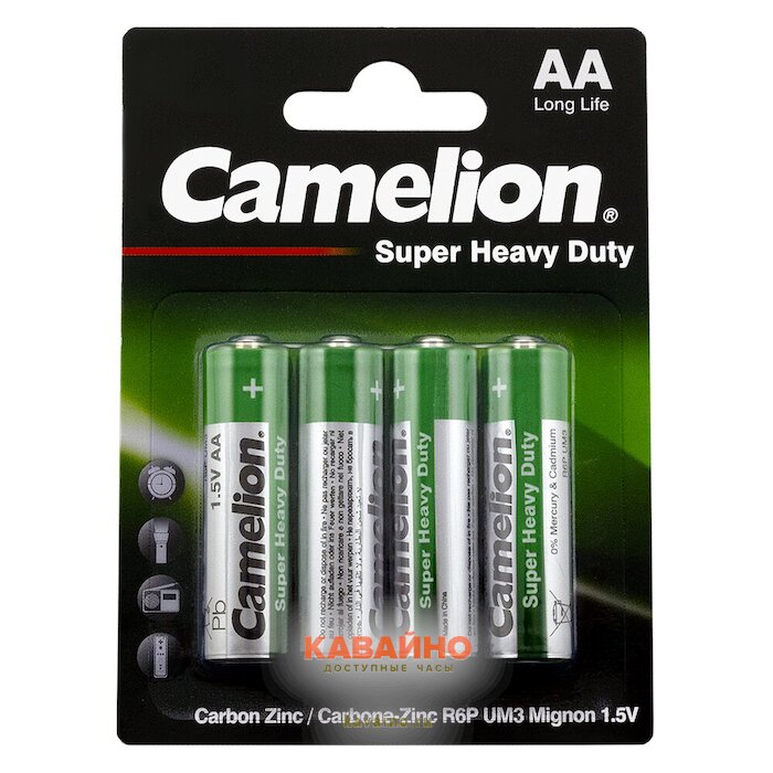Camelion R6/4BL Super Heavy Duty купить в часовом интернет-магазине