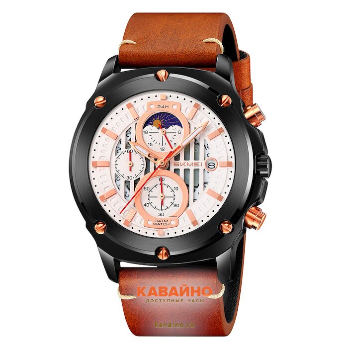 Skmei 9351BNWT brown/white (фото 2)