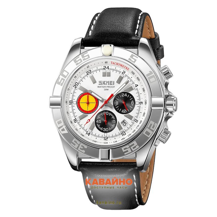 Skmei 9322SIWT silver/white (фото 2)