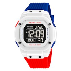 Skmei 2689WTBURD white/blue/red