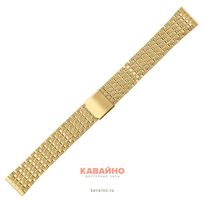 Браслет для Casio GB 138 (золото) 18 мм купить в часовом интернет-магазине