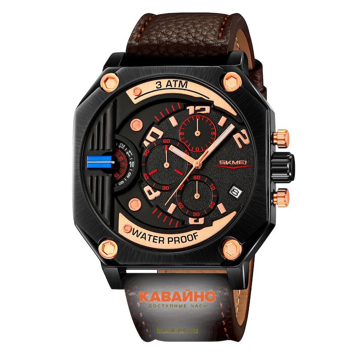 Skmei 9343BNBK brown/black (фото 2)