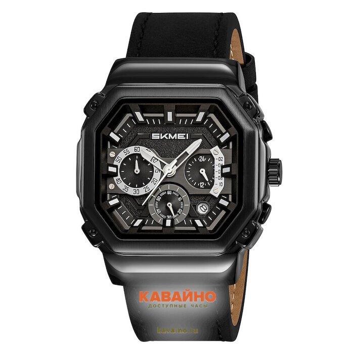 Skmei 2518LBKBK black/black-leather купить в часовом интернет-магазине