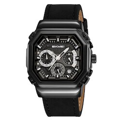 Skmei 2518LBKBK black/black-leather