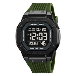 Skmei 2689BKAG black/army green