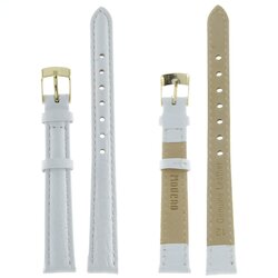 Modeno 12 мм бел croco с золотой застежкой A000