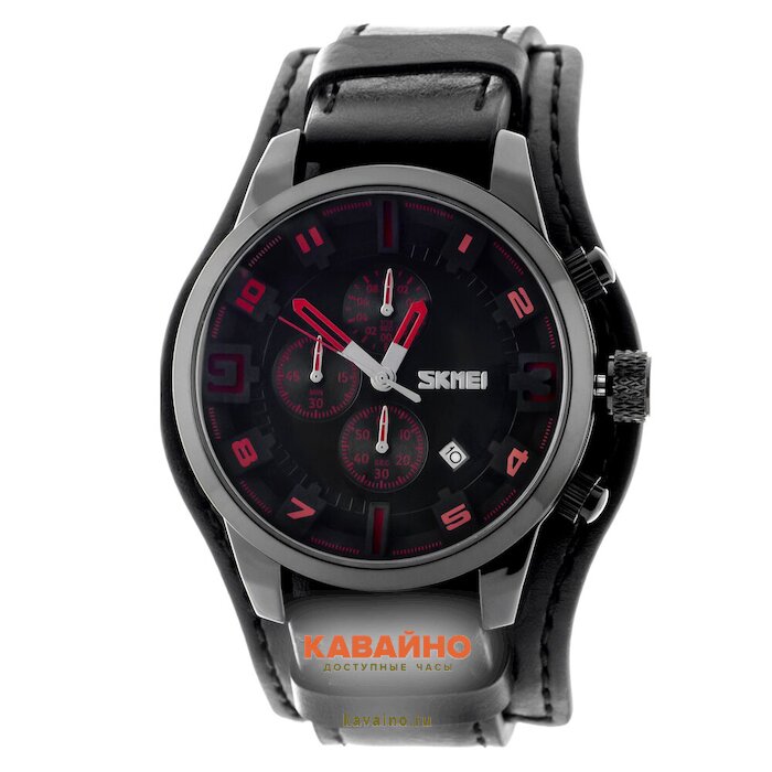 Skmei 9165RDBK red/black (фото 2)