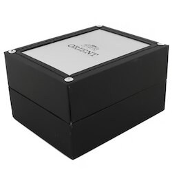 Коробочка Orient чер с метал. верхом 6CB3