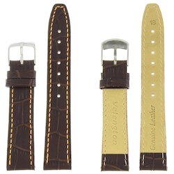 Velengton 18 темн кор с оранж строчкой croco V-18060