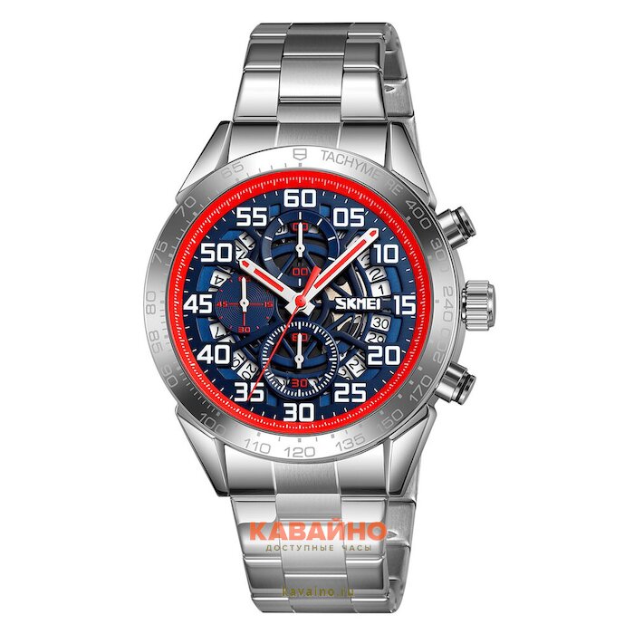 Skmei 9338SIBU silver/blue (фото 2)