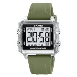 Skmei 2320LTGN white transparent /light green