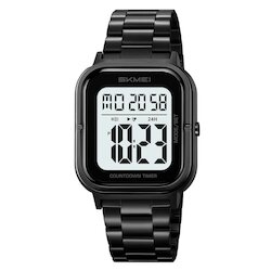 Skmei 2316BKWT black/white-steel