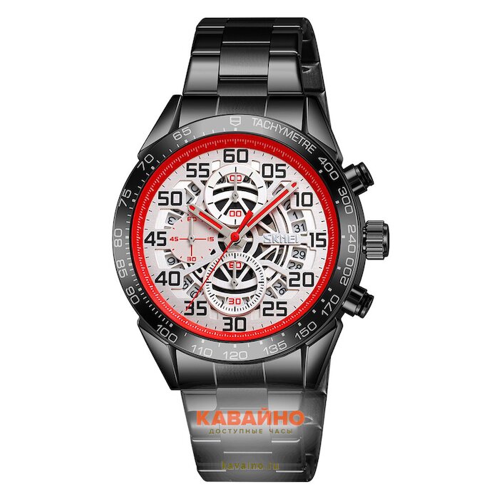 Skmei 9338BKSI black/silver (фото 2)