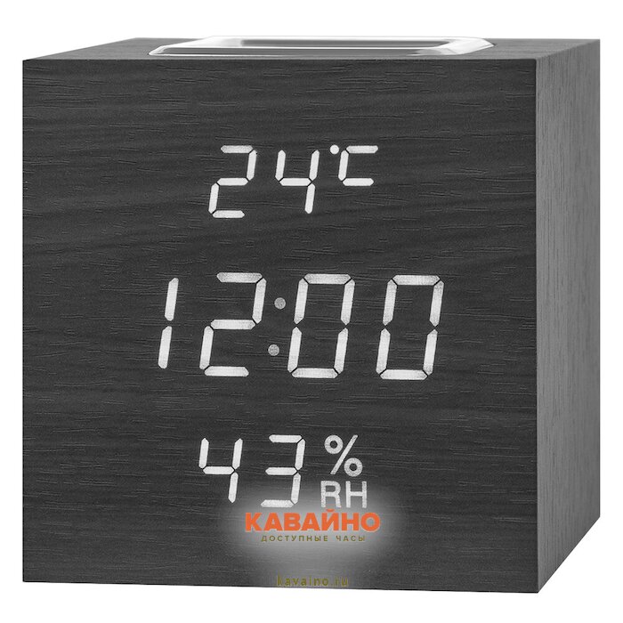 VST878S-6 бел. циф (чер)+USB каб (без адапт) купить в часовом интернет-магазине