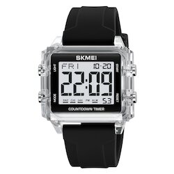 Skmei 2320WTBK white transparent /black