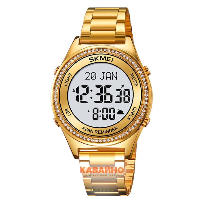 Skmei 2168GDWT gold-white (фото 2)